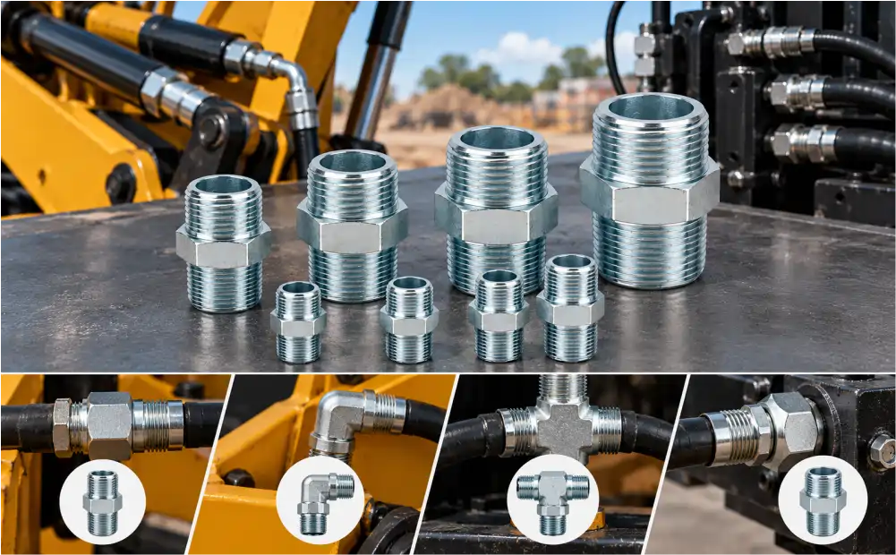 Joint, T, L or Hex: A Simple Guide to Hydraulic Nipples