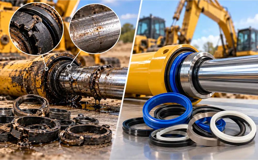 Why Hydraulic Cylinder Seal Sets Fail and How to Make Them Last